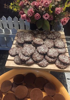 Foto resep Choco coin cookies (resep kuker untuk dagang)