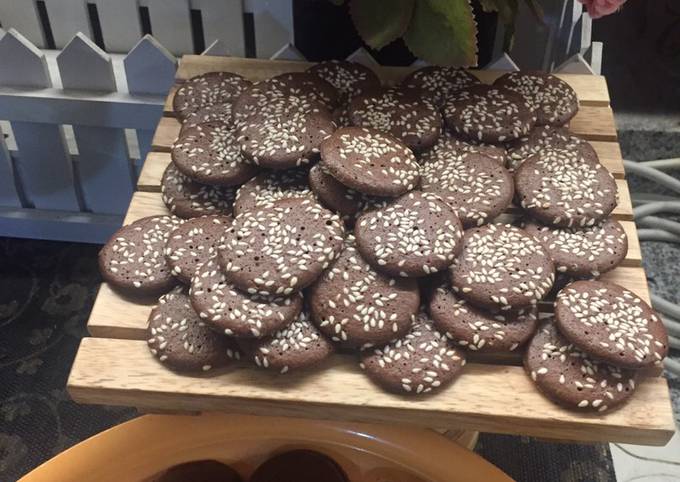 Choco coin cookies (resep kuker untuk dagang)