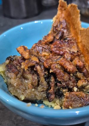 A picture of Pecan Nut Pie.