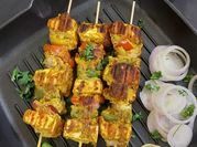 A picture of paneer tikka (grill
