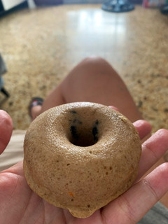 Una foto de Donuts de arándanos en microondas