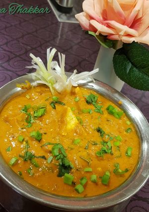 પનીર લબાબદાર (paneer labbadar recipe in Gujarati) રેસીપી મુખ્ય ફોટો