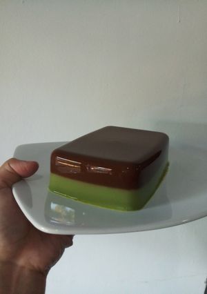 Foto resep Pudding Choco Matcha