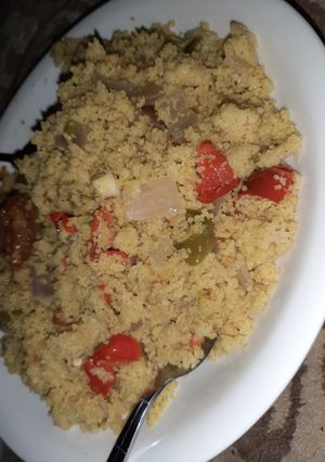 A picture of Steamed couscous.