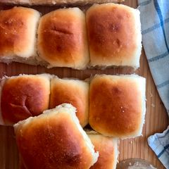 A picture of Homemade Pav Buns !.