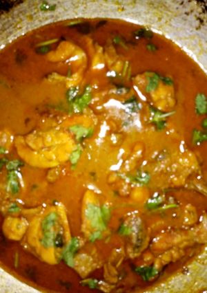 A picture of Fish masala curry.