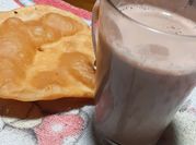 Una foto de chocolate caliente con maicena