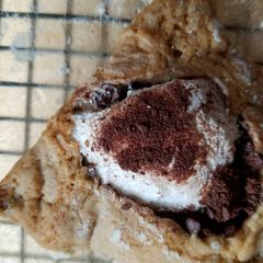 A picture of S ' mores Hamentashen.