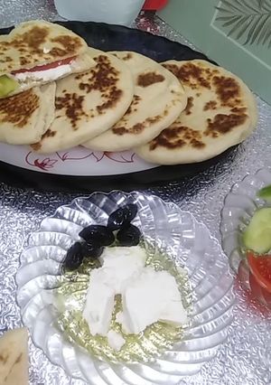 صورة لوصفة عيش في الطاسه