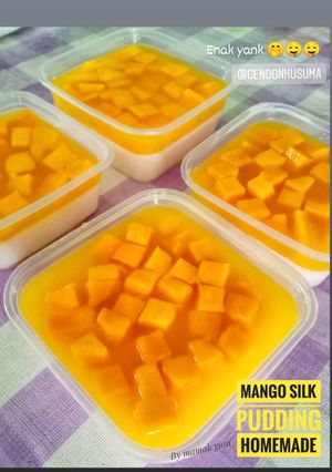 Foto resep Mango silk pudding