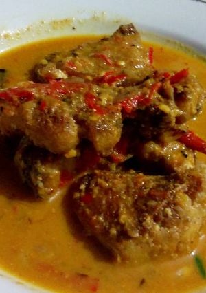 Foto resep Tongkol Goreng Kuah Kari Pedas