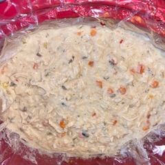 A picture of Slow Cooker Creamy Chicken and Wild Rice Soup.
