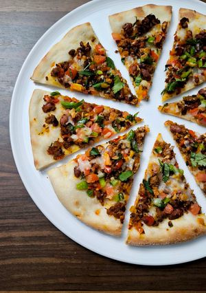 عکسی از دستور پیتزا ناچوز 🍕
