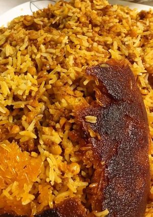 عکسی از دستور لپه پلو مدرن