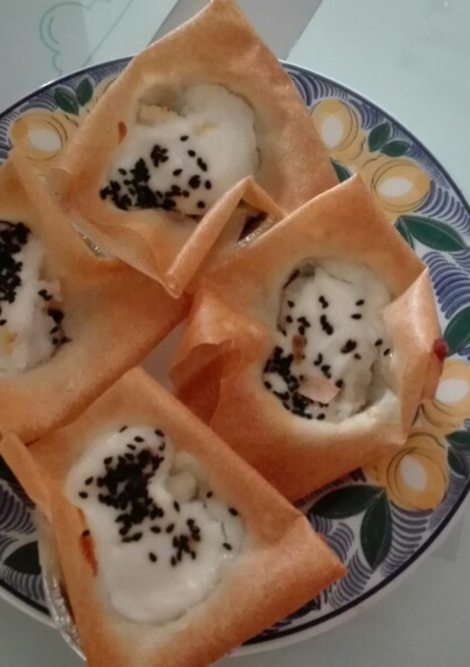 Una foto de Cestitas de bacalao