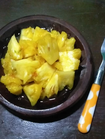 Cara Mudah Menyiapkan Resep Rujak nanas gula merah yang Bisa Manjain Lidah Anti Ribet, Bisa Manjain Lidah