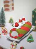 Christmas Roll Cake - Matcha Red Velvet