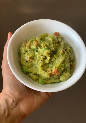A picture of Coriander Upma.