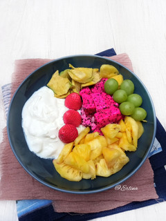 Foto resep Salad Buah Saus Yogurt Homemade