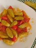 Gnocchi (quenelle) di broccoli con sughetto di pomodori ciliegin