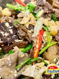 เห็ดหูหนูผัดไข่(เมนูมังสวิรัติ)