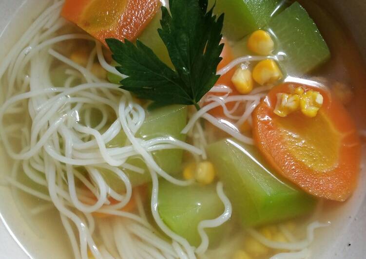 Resep Sup Labu Siam, Sempurna