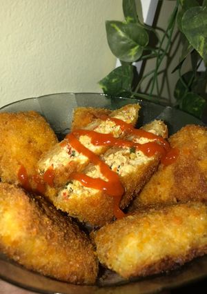 Foto resep Risol isi tahu bubuk balado ✨