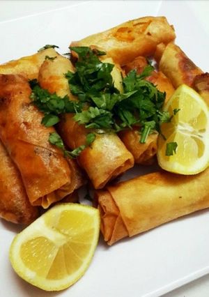 صورة لوصفة سبرنغ رول مقلي