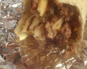 How To Cooking Recipe All American Burrito Delicious