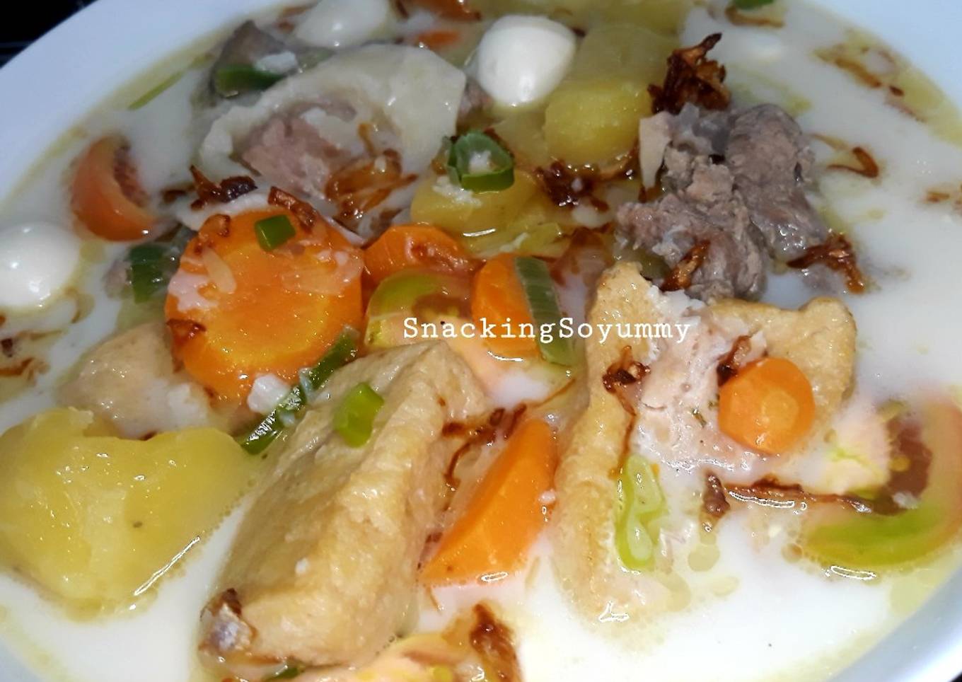 Resep Sop Daging Babi (non halal)
