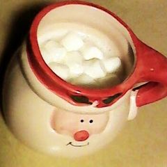 A picture of hot white chocolate.