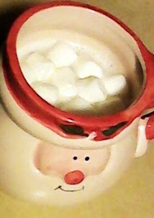A picture of hot white chocolate.