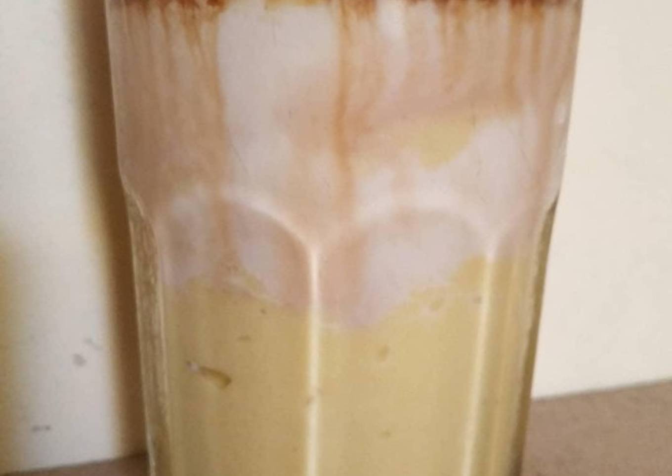 Dalgona coffe avocado tanpa mixer