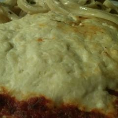 A picture of Kandi‘s Chicken Parmesan.