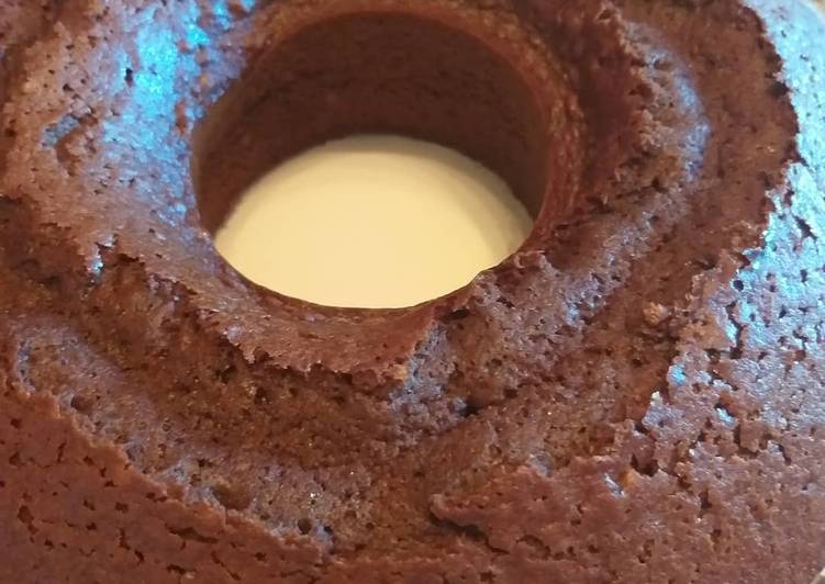 Ciambellone al bicchiere al cacao