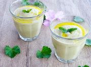 Une photo de crème de menthe