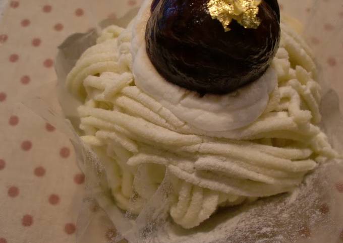 Recipe of Homemade Sweet Potato Mont Blanc (For Lazy Bakers)