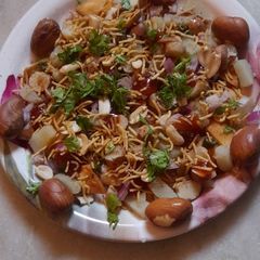 A picture of Jackfruit Seed Nimki Chat.
