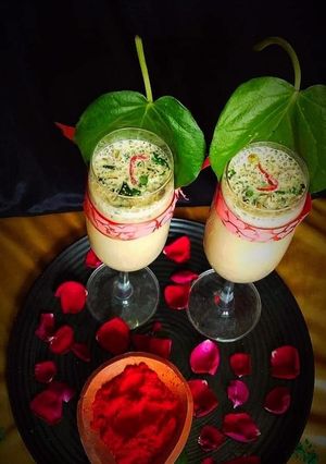 A picture of Paan Thandai.