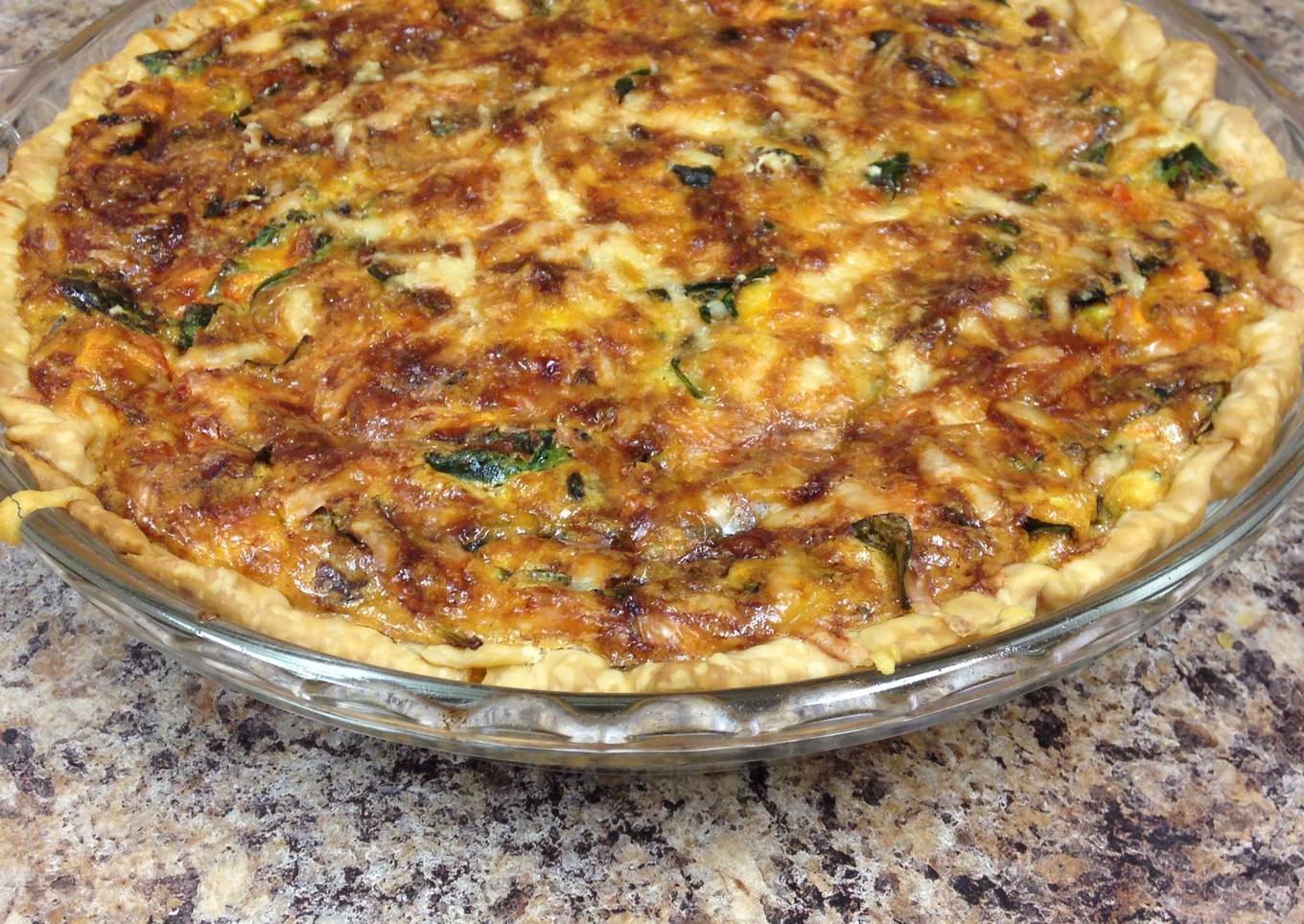 Organic Everything Quiche