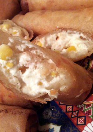 A picture of Creamy Shrimp Rolls.