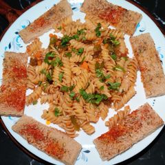FUSILLI with ARRABBIATA SAUCE. A picture of FUSILLI with ARRABBIATA SAUCE..