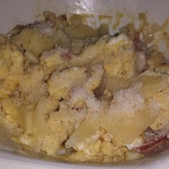 A picture of Cheesy Omelette in The Microwave.