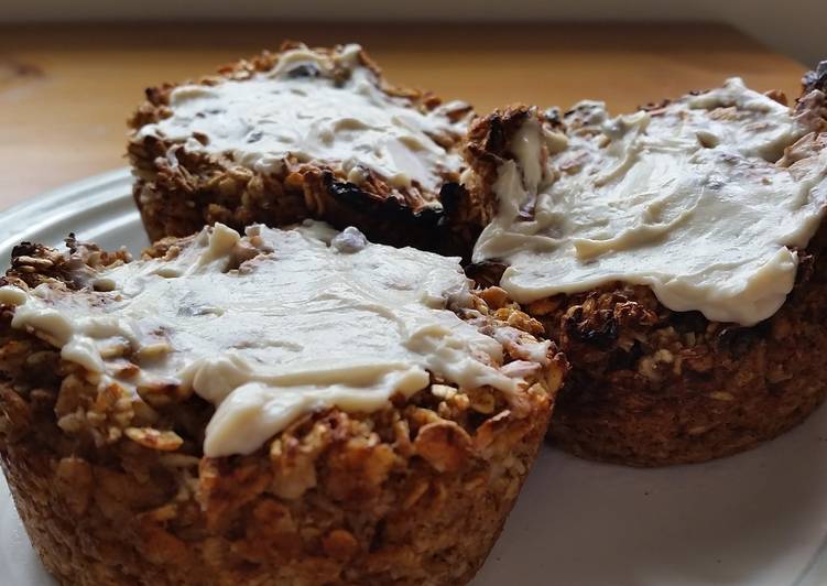 Easiest Way to Make Speedy Baked Oatmeal Buns