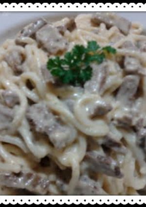 A picture of Ladybirds Easy Creamy Steak Pasta.