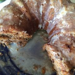 Moms Fresh Peach Cake A picture of Moms Fresh Peach Cake.