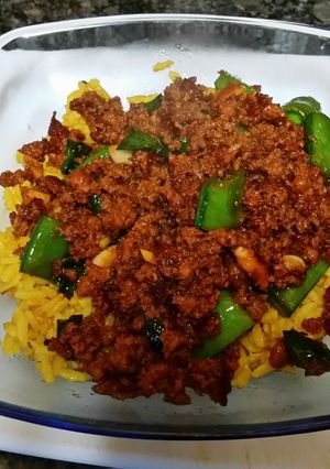 A picture of Korean flavors Rice Bowl.
