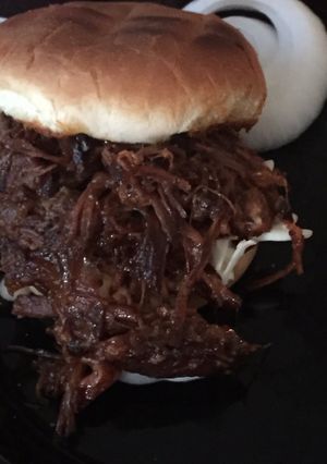 A picture of Crockpot Barbecue Brisket.