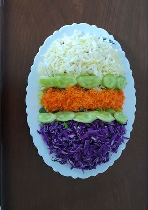 عکسی از دستور سالاد کاهو
