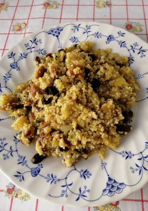 Una foto de Cous Cous con frutos secos